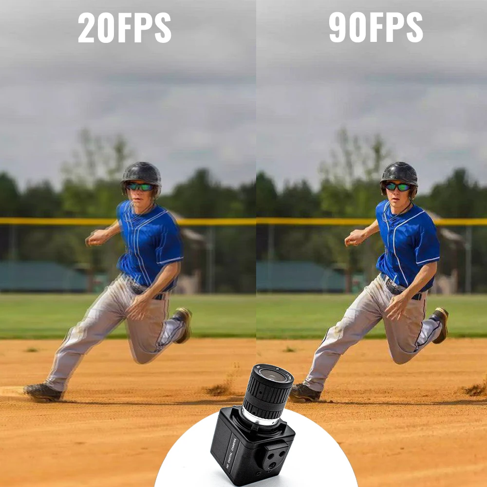 WGWK 1080P 90FPS Global Shotter USB Camera High Frame AR0234 Industrial Metal Box Manual Zoom Lens Without Blur Mini Webcam