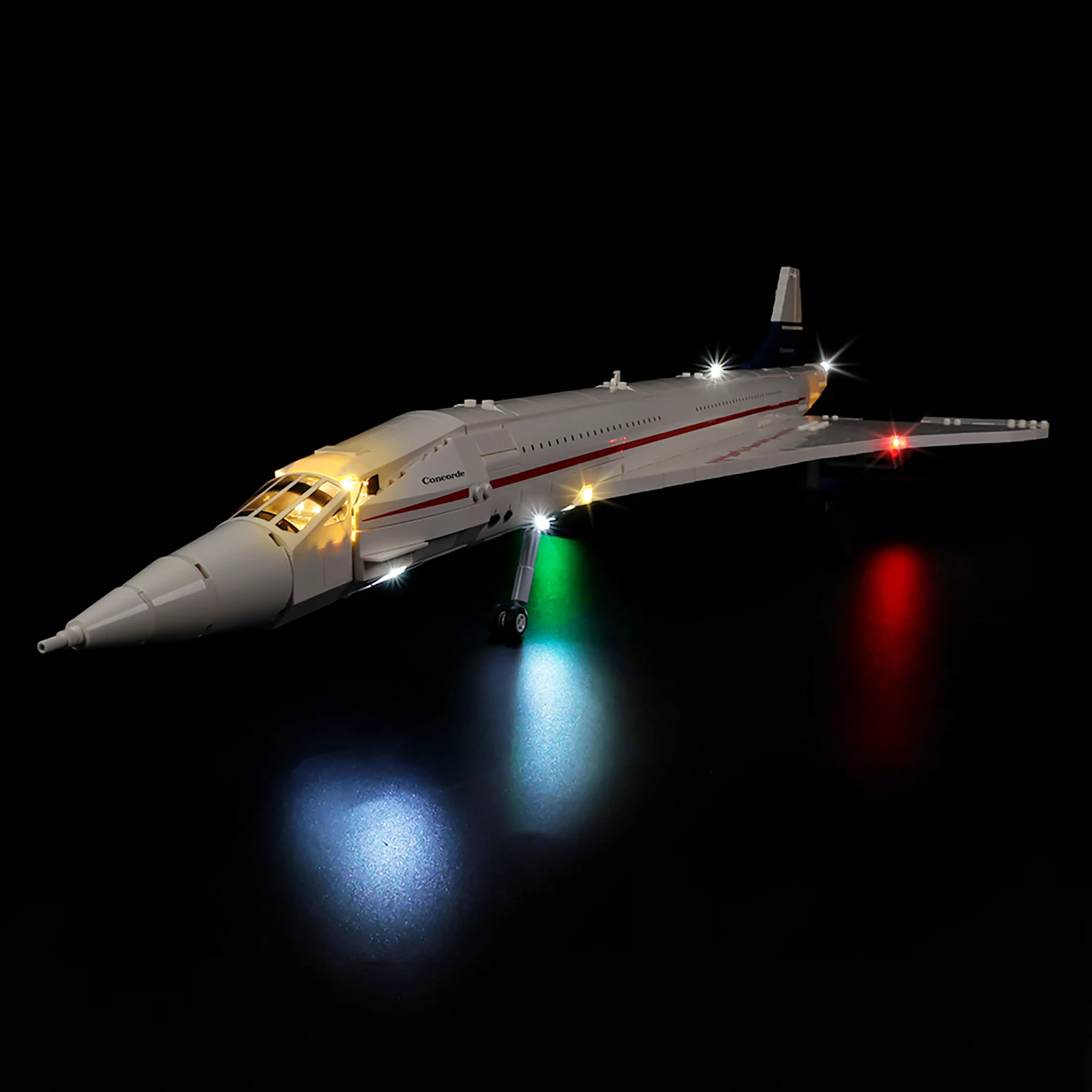 

Комплект светодиодных фонарей Kyglaring подходит для строительных блоков Lego Concorde 10318, декоративная лампа, не включает здание Lego