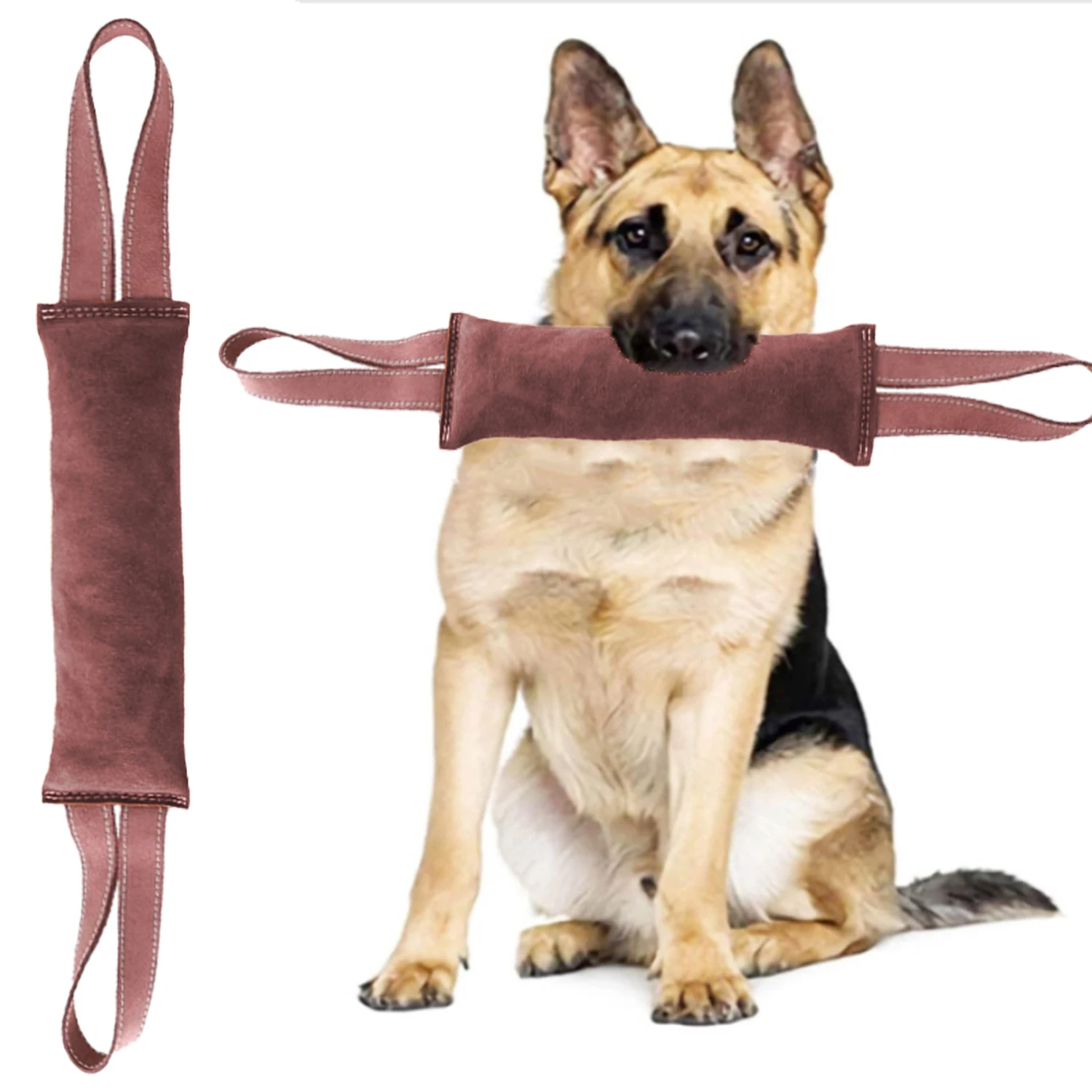 Hundetraining Heimtierbedarf Lammfell Hundebisstuch Hundebissstock Hundetraining Spielzeug interaktives Schaffell Hundespielzeug