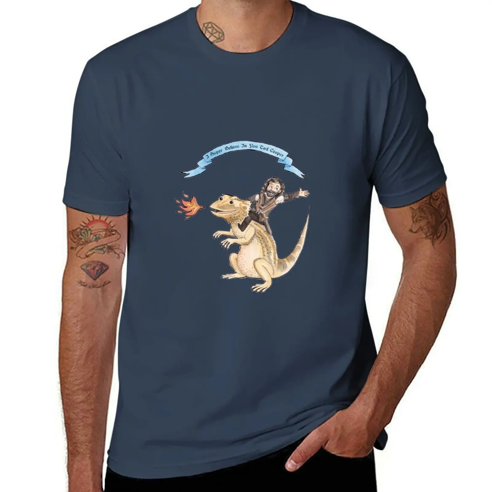 

I Super Believe In You Tad Cooper T-Shirt Abstract Pattern Print Top