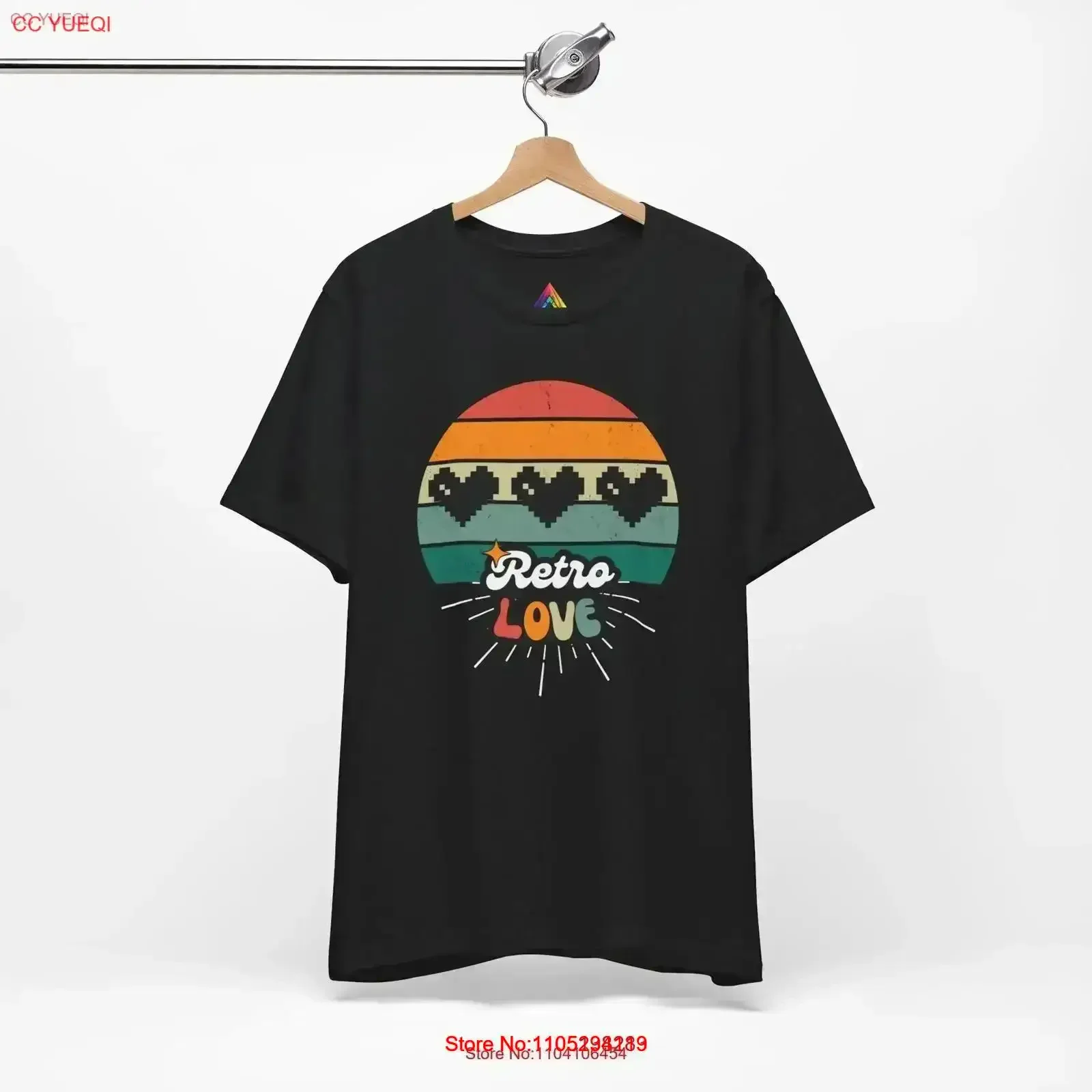 Retro T Shirt Love Design Vintage Style Nostalgic Fashion Classic 80s Inspired Washed streetwear Stretched vintage Washed