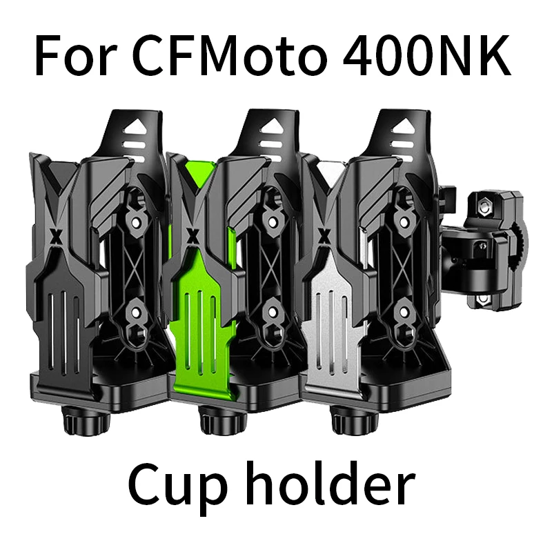 

For CFMoto 400NK Motorcycle Cup Holder Drink Holder Handlebar Mount Adjustable Anti-Spill Universal Fit