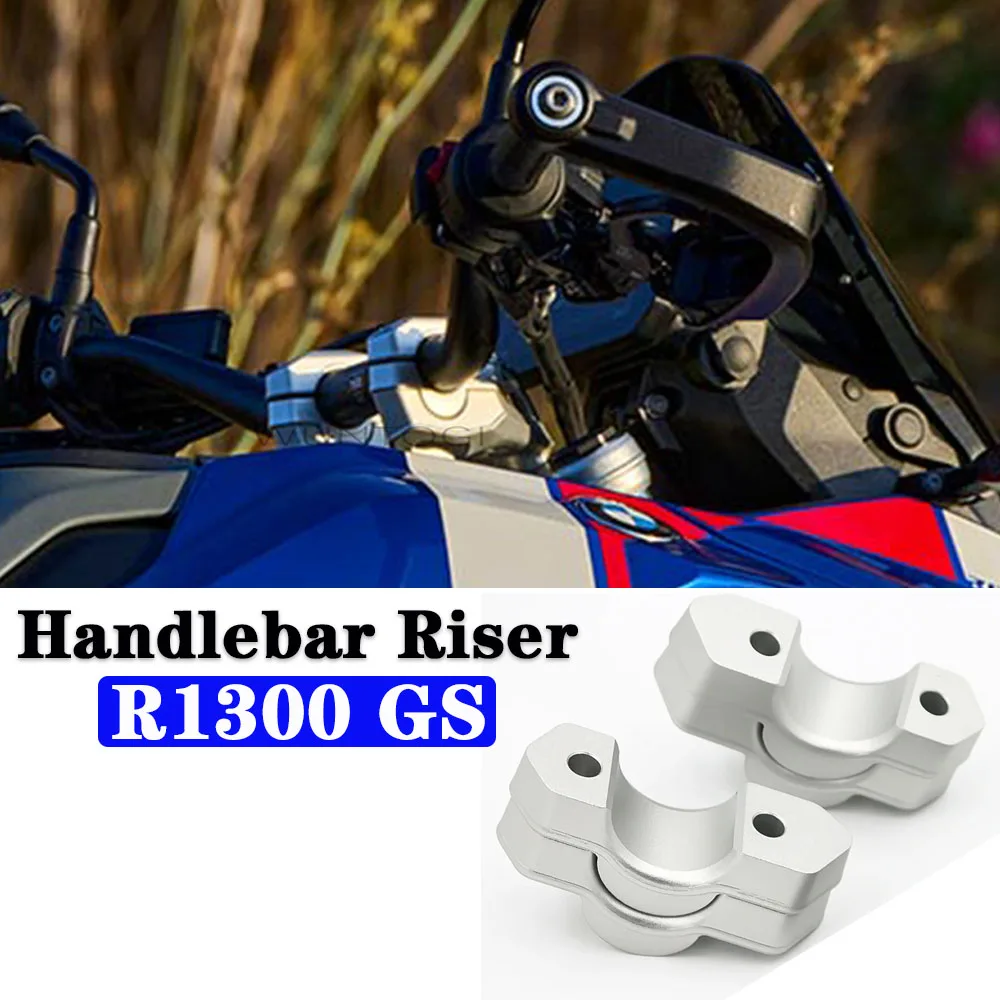 

For BMW R 1300GS r1300gs Handlebar Riser Motorcycle Adjustable Heightening Clamp Riser Kit R1300GS Accessories CNC Aluminum