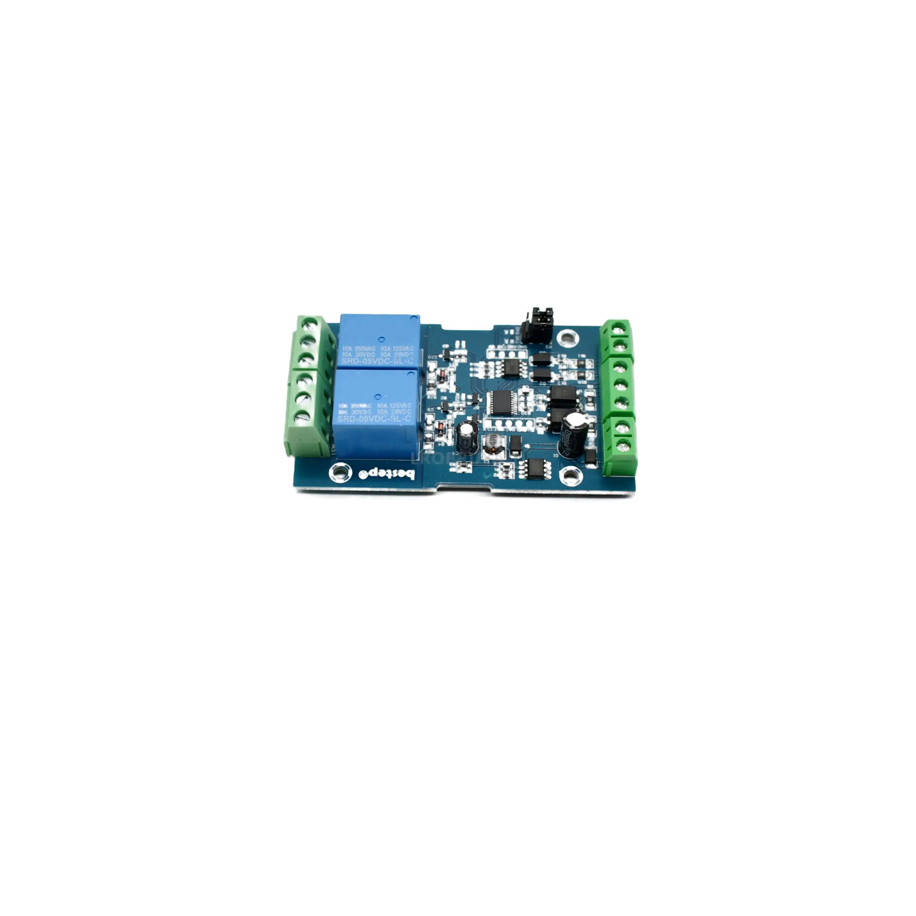 One packet of Modbus-Rtu 7-24V two-way relay module Switch Input output RS485/TTL anti-reverse connection [2] [30207] LTa-0061