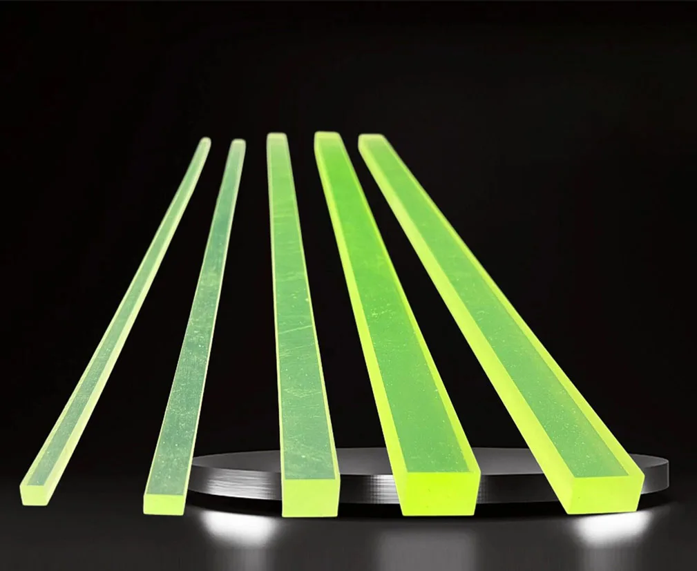 Polyurethane square strip, PU rectangular elastic shock-absorbing pad, length 500mm