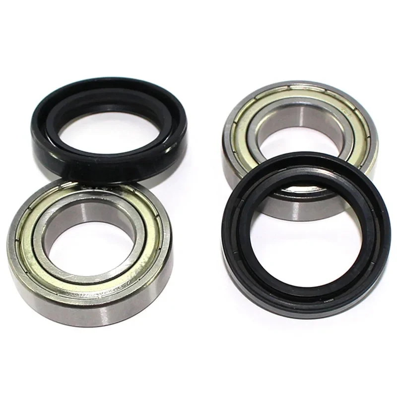 Para KTM 400 EXC/MXC Racing 4 tiempos KTM 400/520 SX Racing 4 tiempos motocicleta cubo de rueda delantera juego de cojinetes de sello de aceite