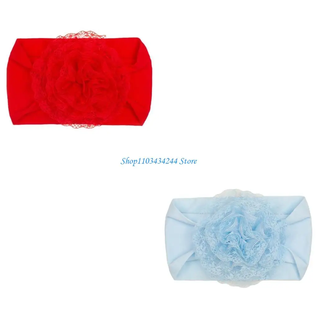 

Эластичная детская повязка для волос с милыми цветочными повязками для младенцев, мягкие и эластичные головные уборы