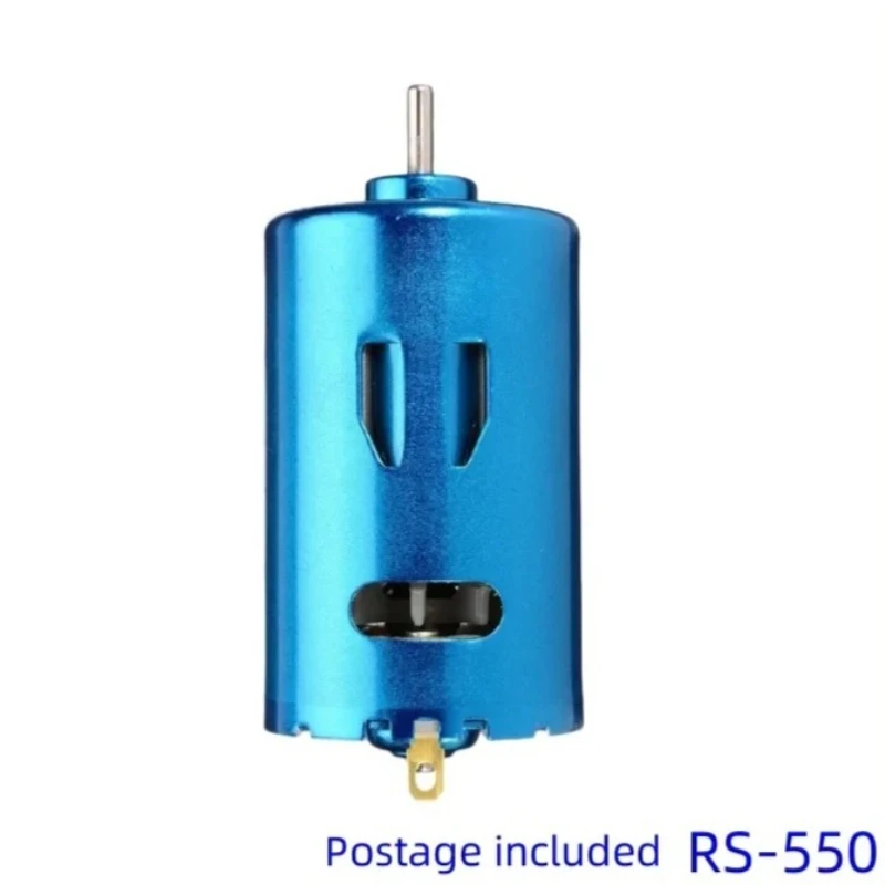 RS-550 Motor DC 12V 18V 24V 30000RPM Ultra-High Speed Power Large Torque Front Ball Bearing DIY Drill Garden Tool Car Boat Model