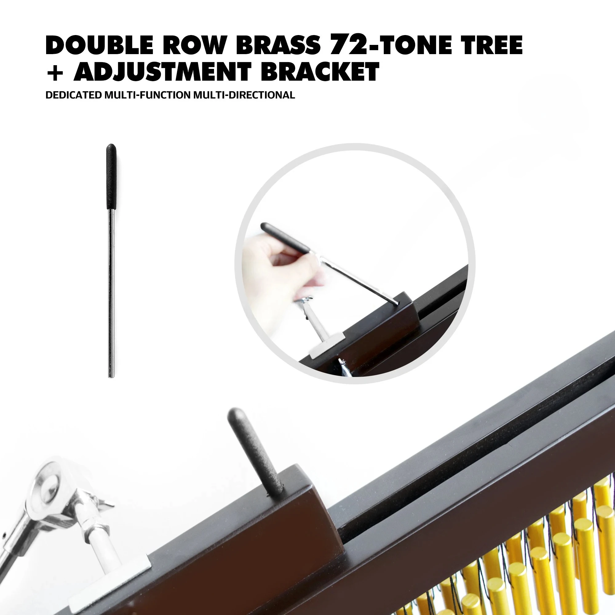 Instrument 72 Wind Bar Chime Clock