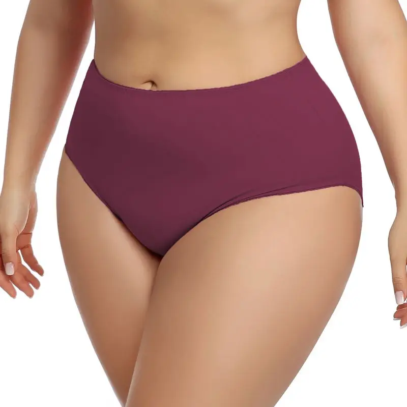 Beauwear Solid Color Women Cotton Panties Xl 2Xl 3Xl 4Xl 5Xl 6Xl Plus Size Female Underwear Breath Lingeries Middle Waist Panty