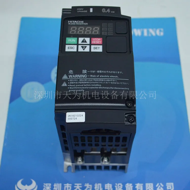 【 Original/one-year Warranty 】 HITACHI Hitachi Frequency Converter WJ200-004SFC Single 220V 0.4KW