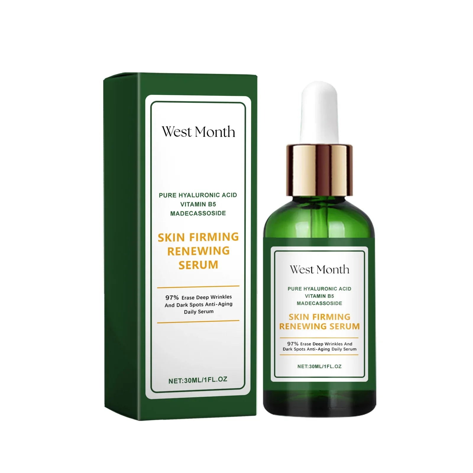 

Firming Face Serum Improves Skin Elasticity and Firmness Smoothens and Softens Skin Repairs Skin Barrier Fades Dark Spots