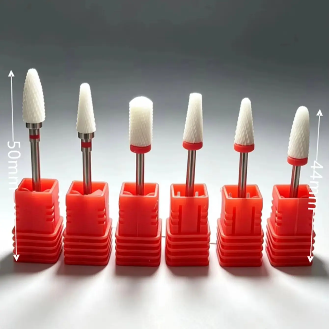 1/6pcs Ceramic Nail Drill Bits for Electric Manicure Fast Polish Removal And Cuticle Milling Cutter Manicure Tool Accessories