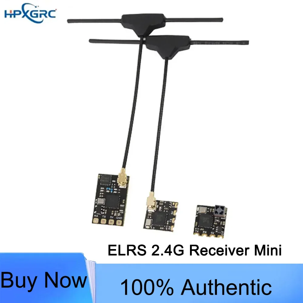 ELRS 2.4G Mini Receiver, ExpressLRS RX Nano 2400RX EP1 EP2, Long Range, High Performance for RC FPV Drone