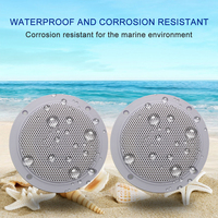 GUZARE Marine Speakers Waterproof for RV ATV UTV Golf Cart Motorcycle UV-Proof Outdoor Music Boat Speaker, 4 Inch,120Watts,2Pcs