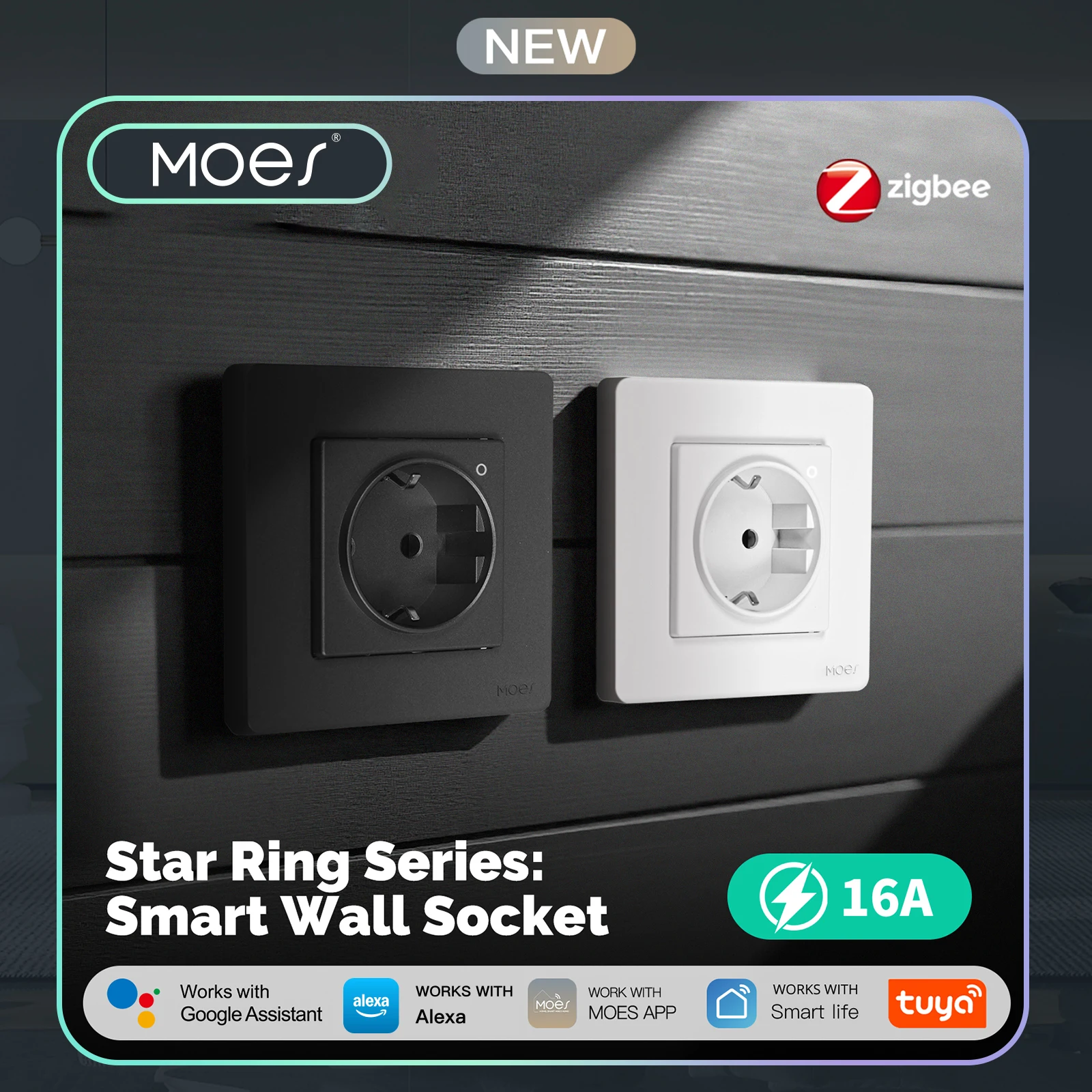 Moes Tuya Zigbee Sm… - image