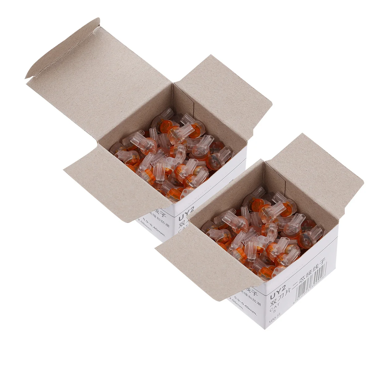 

200pcs Uy Connectors Moisture-Proof Cable Terminals For Telephone Data Signal Alarm Installation Gel-Filled