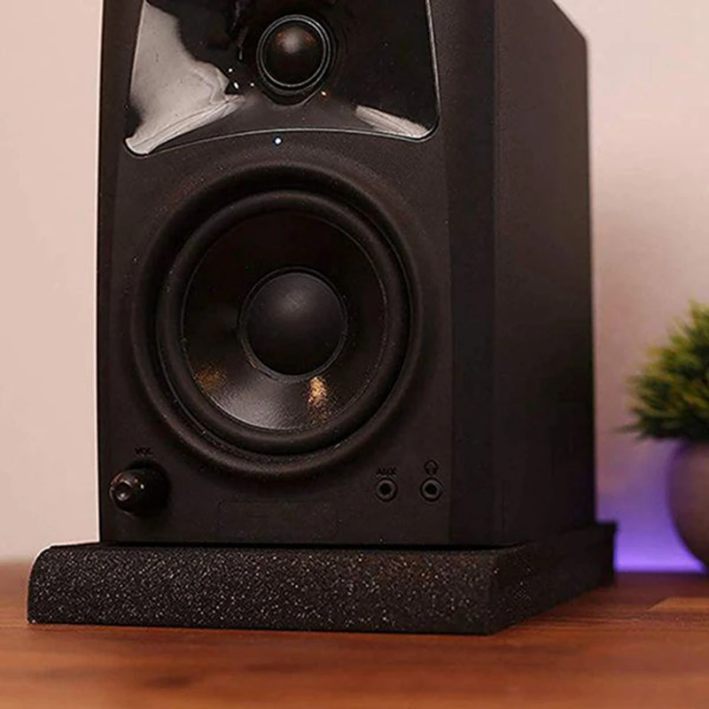 Speaker Pads, Isolation Pads,High Density Studio Monitor Foam, Studio Monitor Stand Pads, Speaker Base,28X19X4cm