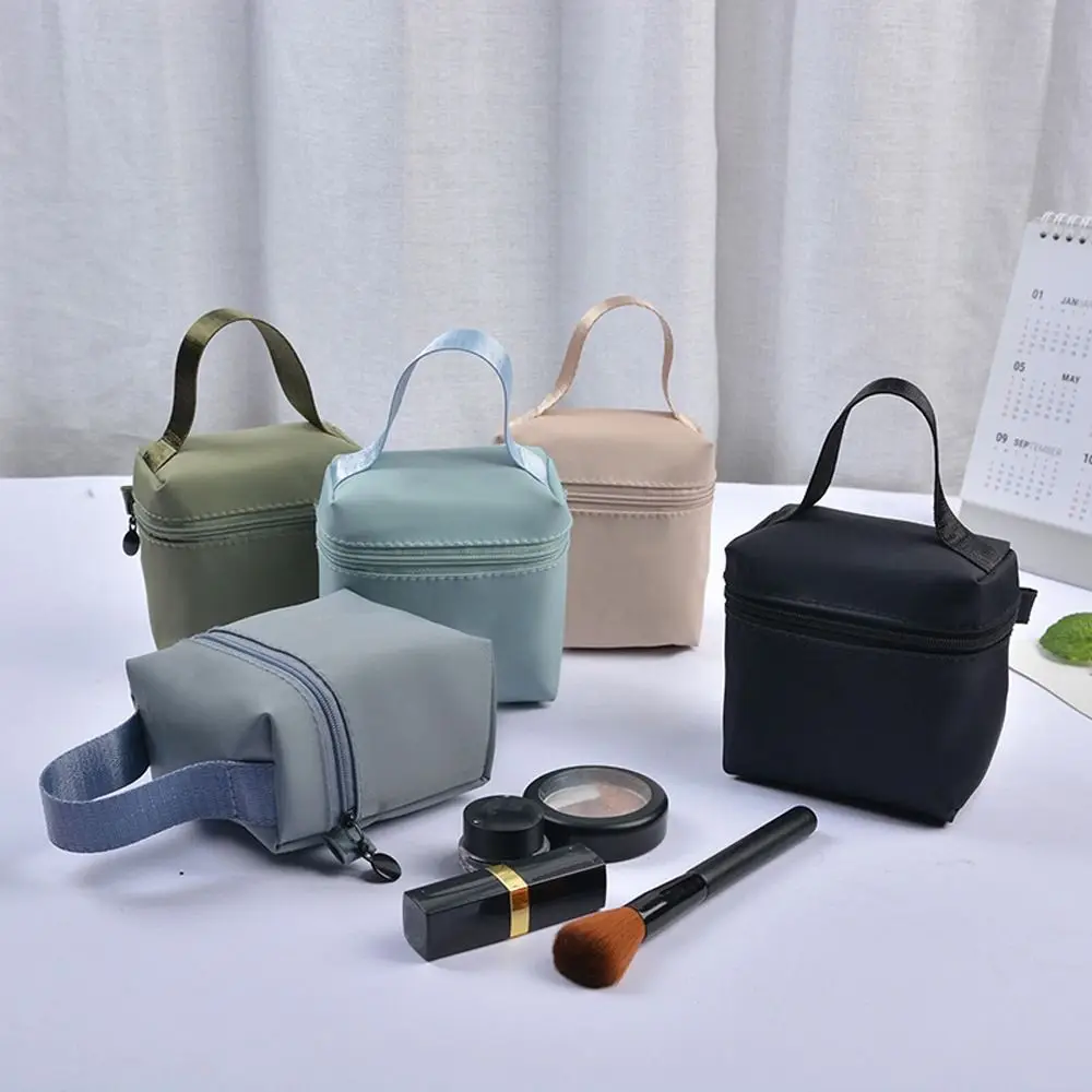 

Handbag Lipstick Organizer Waterproof Travel Wash Bag Women Cosmetic Bag Toiletry Bag Korean Storage Bag Zipper Makeup Bag