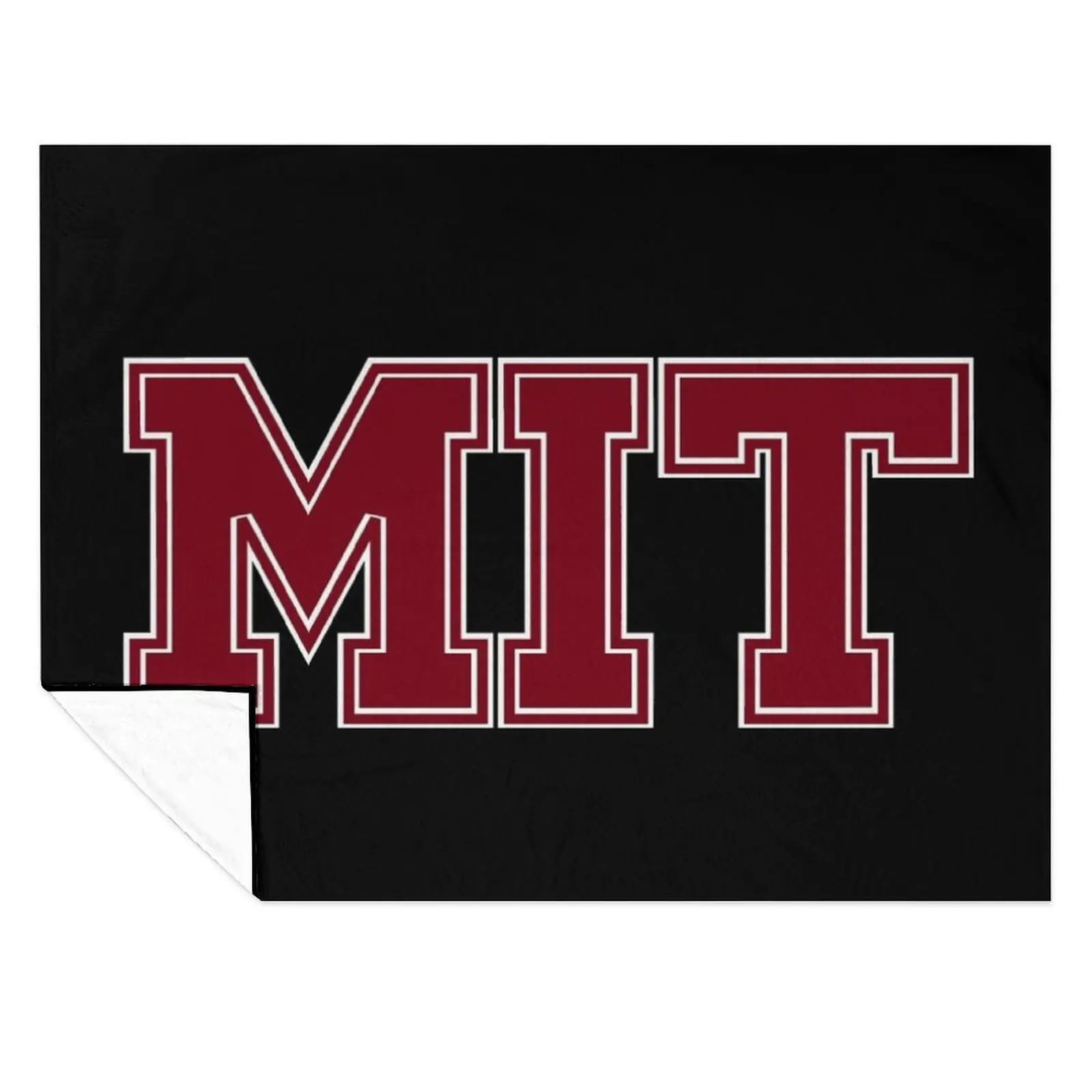 

MIT University Classic Design Throw Blanket Blankets For Baby cosplay anime Giant Sofa Blankets