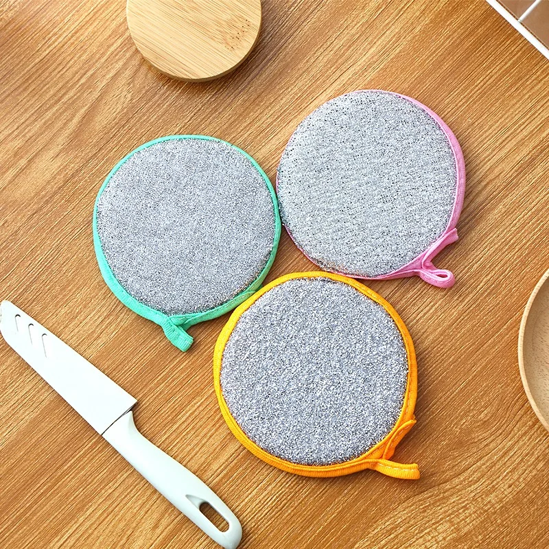 

Double Side Dishwashing Sponge Dish Washing Brush Pan Pot Dish Wash Sponges Household Cleaning Reusable Kitchen Tools