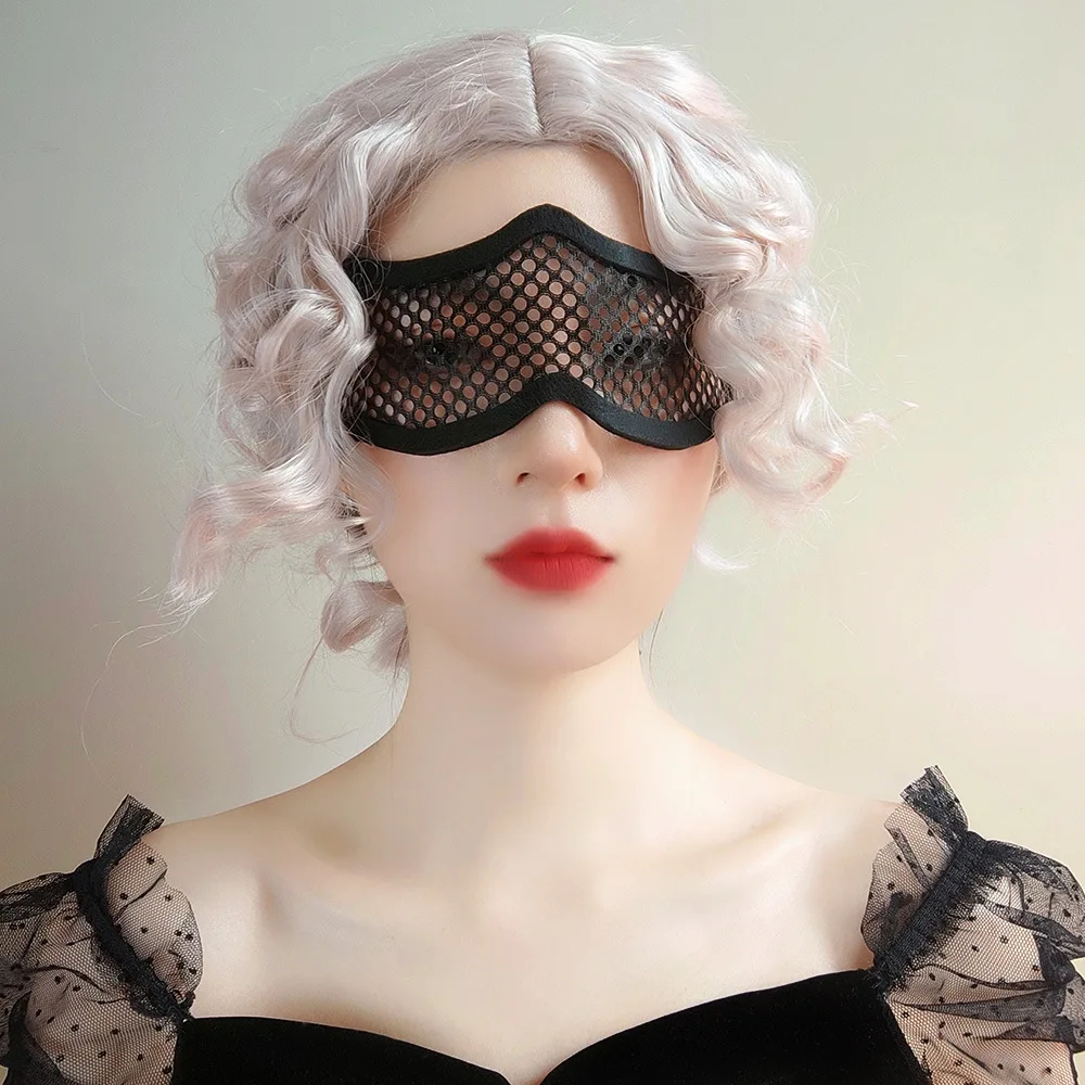 Seksowne kobiety maska ​​na oczy Cosplay bal przebierańców bal bal kostium na Halloween maski imprezowe maska ​​na oczy wielokrotnego użytku