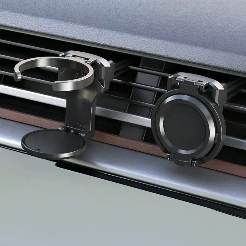 Universal Car Air Vent Cup Holder Foldable Drink Bottle Bracket Adjustable Water Cup Stand Car Interior Gadget Accessories