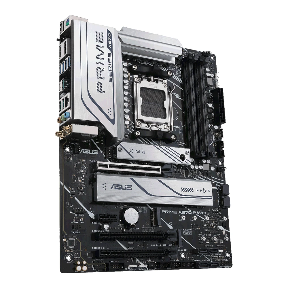 ASUS PRIME X670-P WIFI Motherboard Support 7900X 7800X3D 7700 7600X 7500F CPU DDR5 7800MHz M.2 PCIe 5.0 AMD X670 AM5 Mainboard