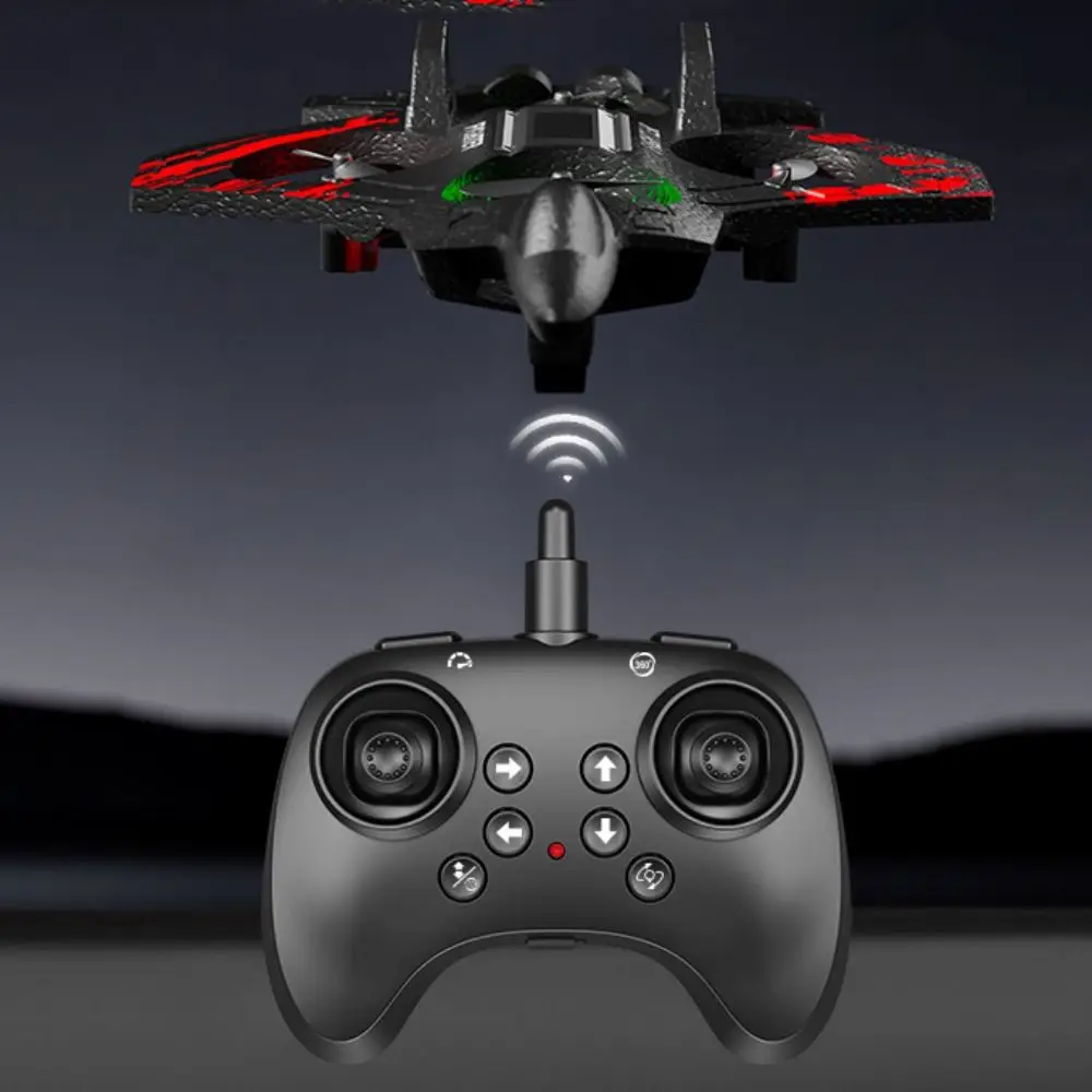 

EPP пена с дистанционным управлением, пенопластовый истребитель, датчик гравитации, 2,4G, трюк, четыре двигателя, вертолет, игрушка, портативный прочный радиоуправляемый реактивный самолет для хобби