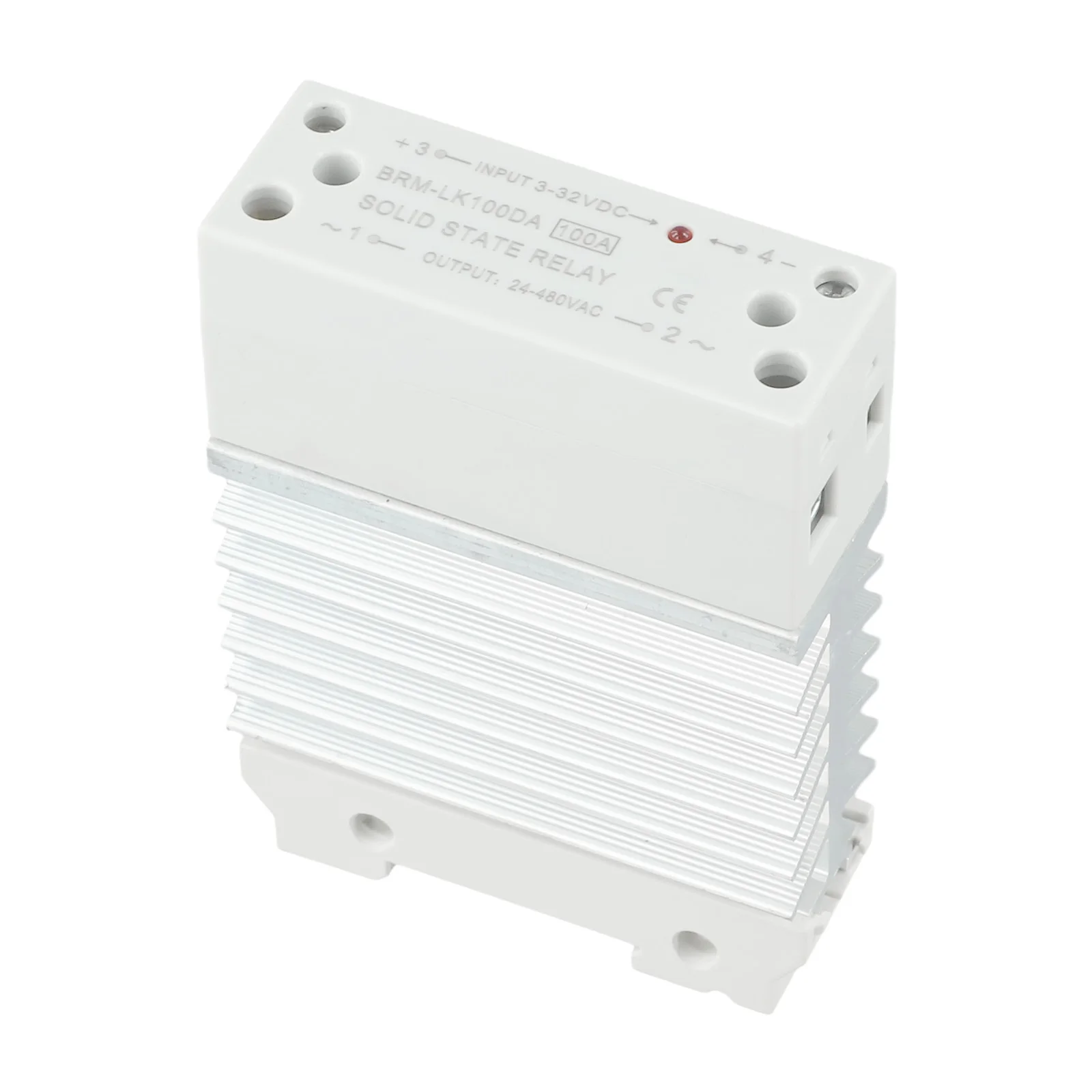 35MM Rail Installation Relay 100A DC Control AC Relay High Sensitivity Low Noise Operation For DC To AC Control
