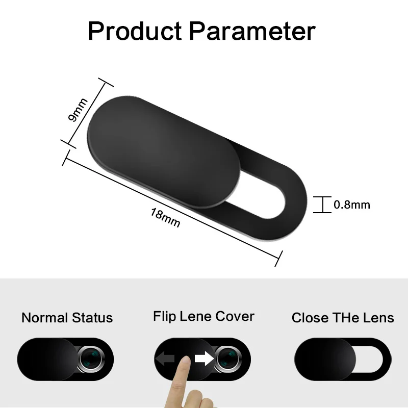 Peeping Barrier Protector for Cell Phone, Laptop, Tablet Plastic Push-Pull Type Camera Privacy Cover Webcam Cover