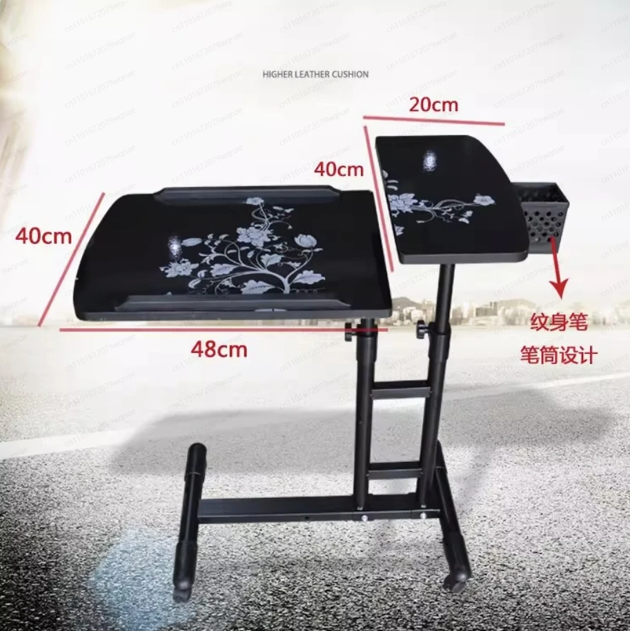 Portable Adjustable Workstation - Dual Surface Design (Metal & High-Density Board), Impact Resistant