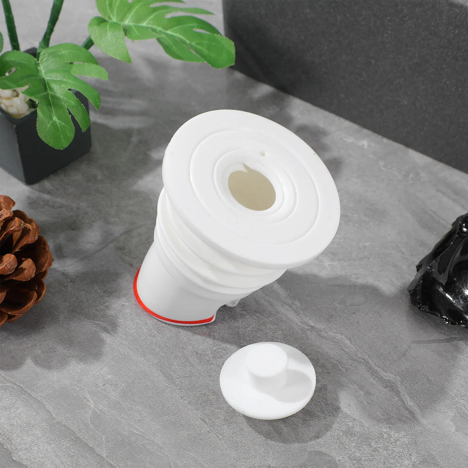 Odor Proof Silicone Drain Plug Gray Floor Drain Core Sewer Shower Backflow Preventer Anti Clogging Backflow Preventer