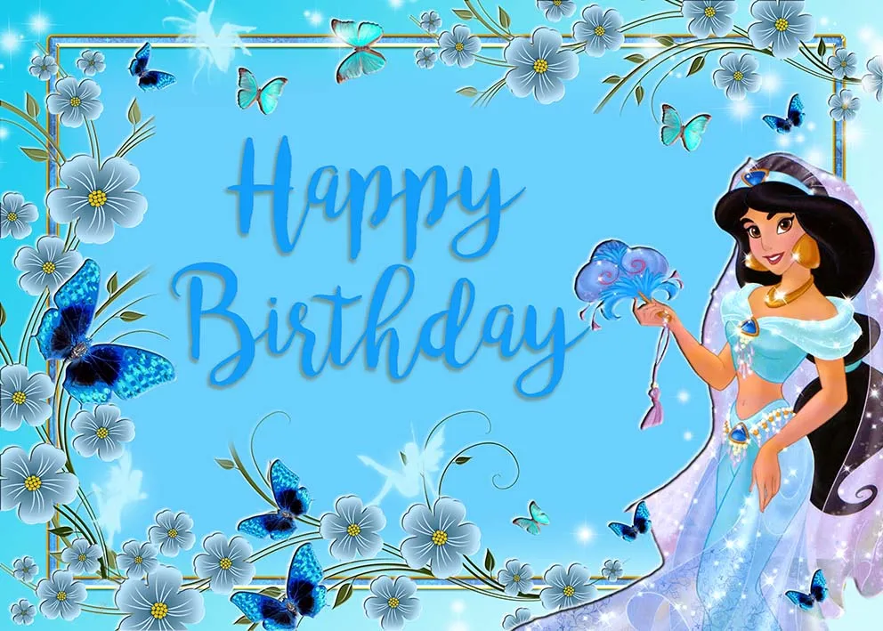 Fondali Disney bambini ragazze festa di compleanno decorazione personalizzata Baby Shower forniture sfondi Banner neonato Studio fotografia