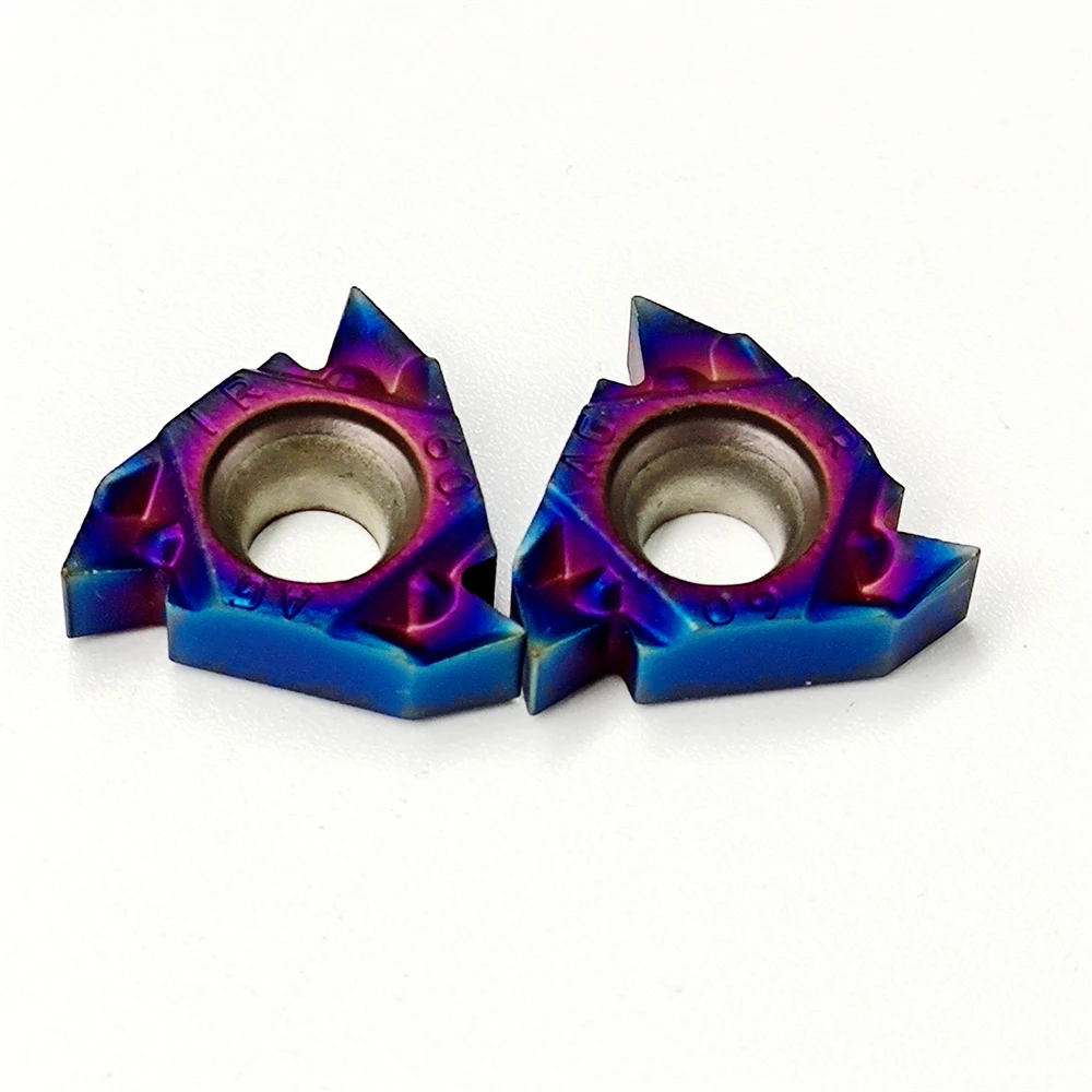 Alta qualità MMT16ER AG60-S MMT16IR AG60-S Utensile da tornio nano blu inserto filettato lama in metallo duro Utensile CNC 16ER 16IR AG60
