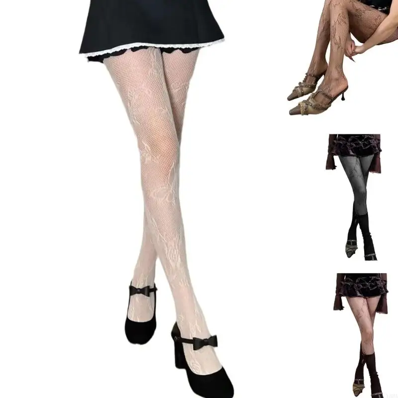 

Y88a Женщины с рисунком колготки рыбки чулки для бабочек трусики леггинсы леггинсы