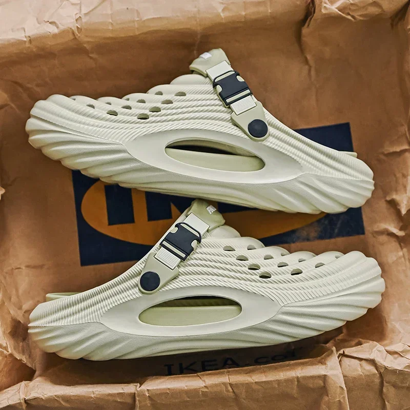 

Unisex Summer Slippers Men Clogs Platform Women Beach Sandals Outdoor Casual Non-slip Footwear Men Sandals