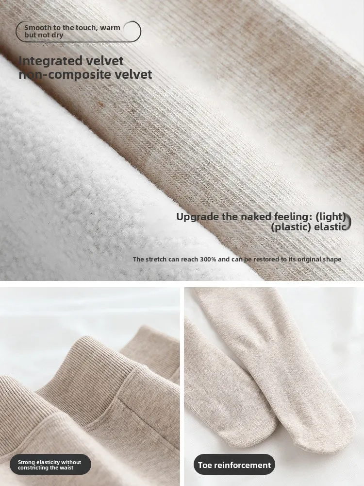 ay Thiened Fce Lined Yoga Pants Women's Winter Outerwear High Waist Long Tights Tight Fit Base Layer Pants