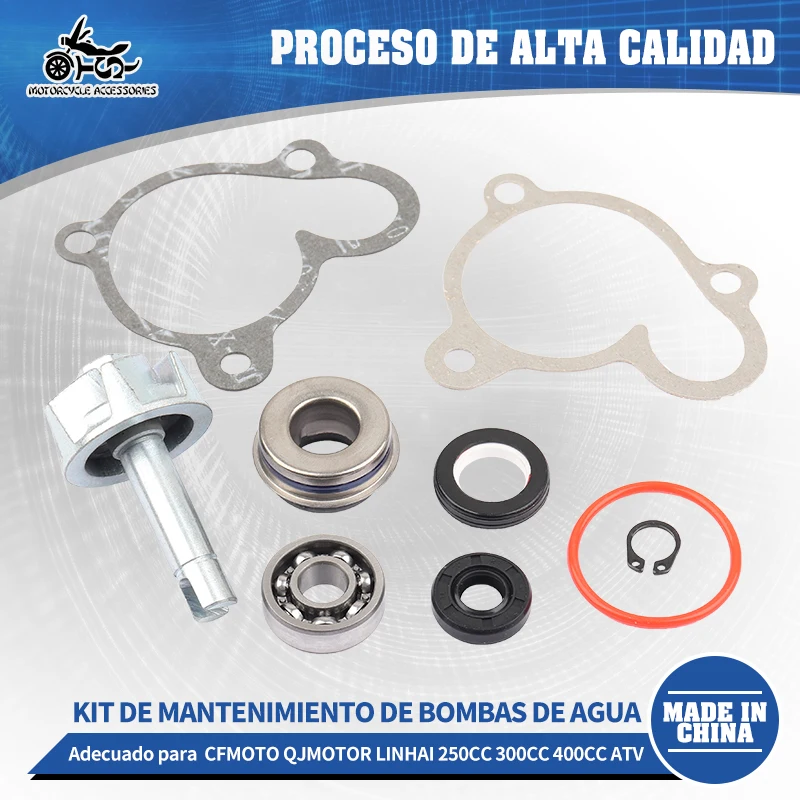 Kit de reparación de bomba de agua SJ para Yamaha Majesty 250 Linhai VOG 260 LH250 LH300 Aeolus 260cc Diamo Turista CFMOTO QTMOTOR 250CC 300CC 400CC 4T ATV