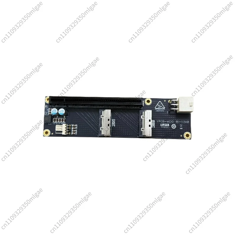 For MCIO to PCIe x16 Adapter Card PCIe 5.0 4.0 3.0 Compatible SFF-TA-1016 MCIO 8i to PCIe Express x16 Converter