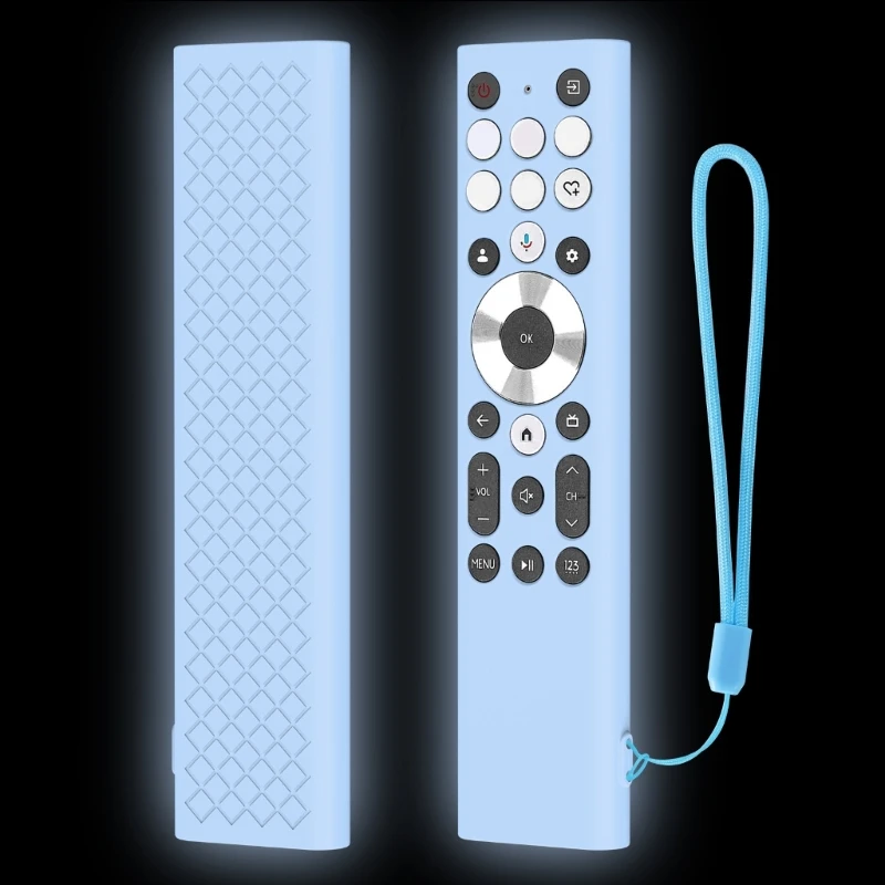 حافظة من السيليكون الواقية لوحدة التحكم Hisense ERF6A80/ERF6G80H/ERF6F80H تمنع السقوط والخدوش من السيليكون