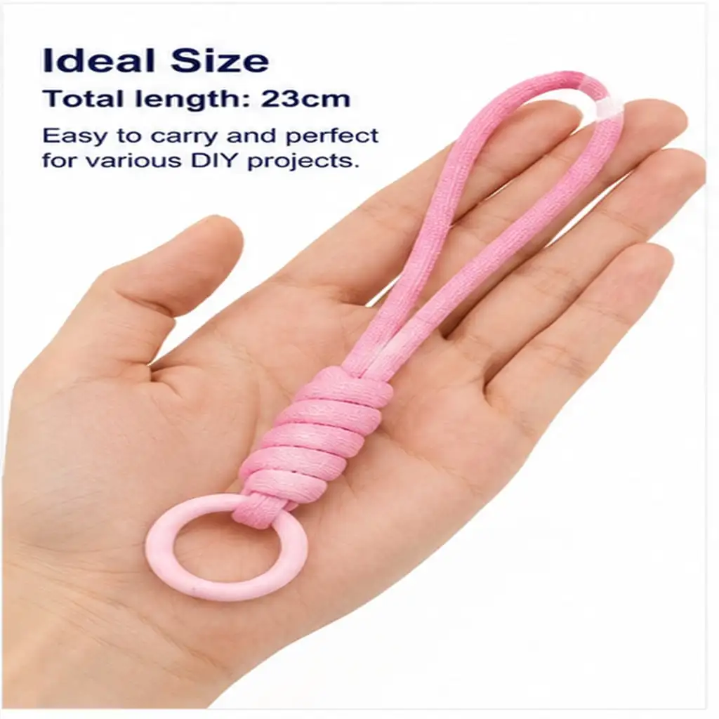10/20Pcs Colorful Nylon Rope DIY Handmade Weaving Set