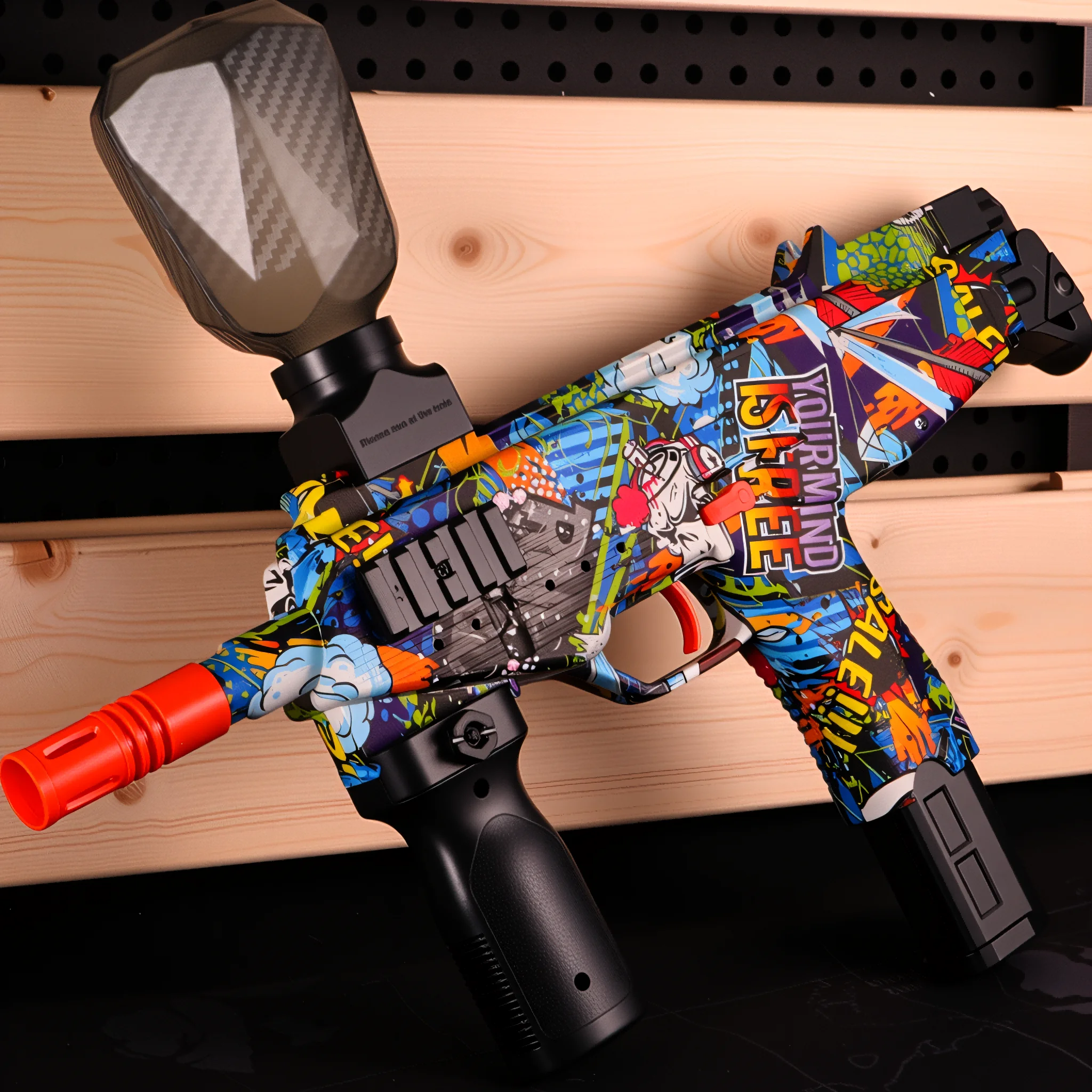 UZI Gel Ball Blaster Set - Rechargeable Outdoor Combat Toy for Teens 14+, Perfect Gift for Boys & Girls (Gel Beads Not Included）