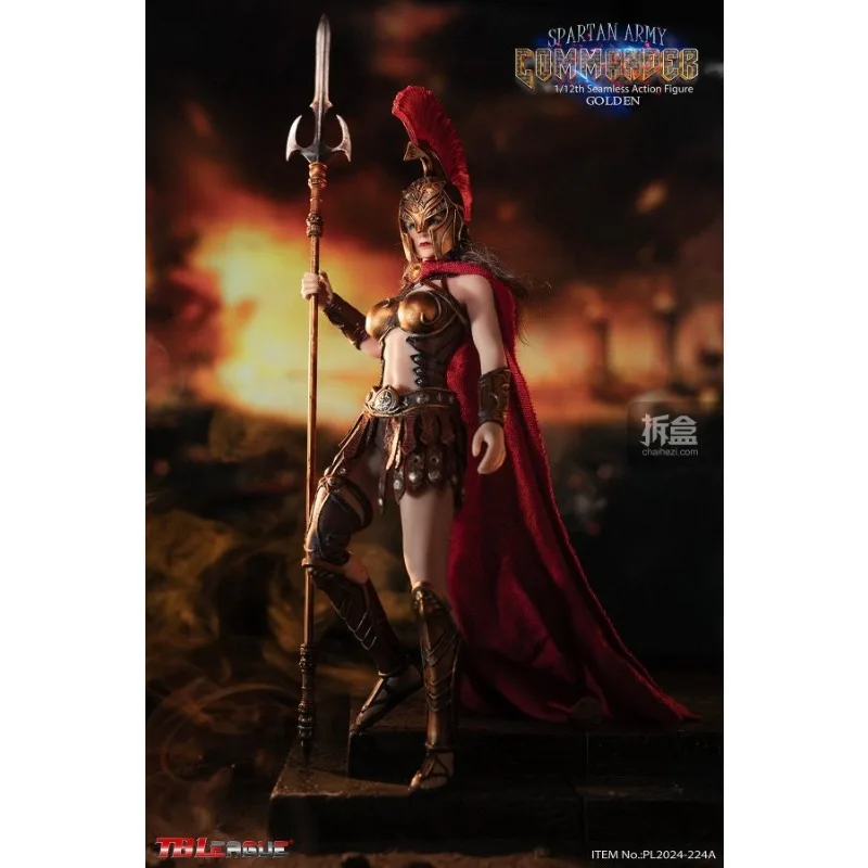 TBLeague オリジナルキャラクター スパルタ戦士 シルバーゴールド 1/12 古代ギリシャ女性兵士人形 可動完成品おもちゃギフト