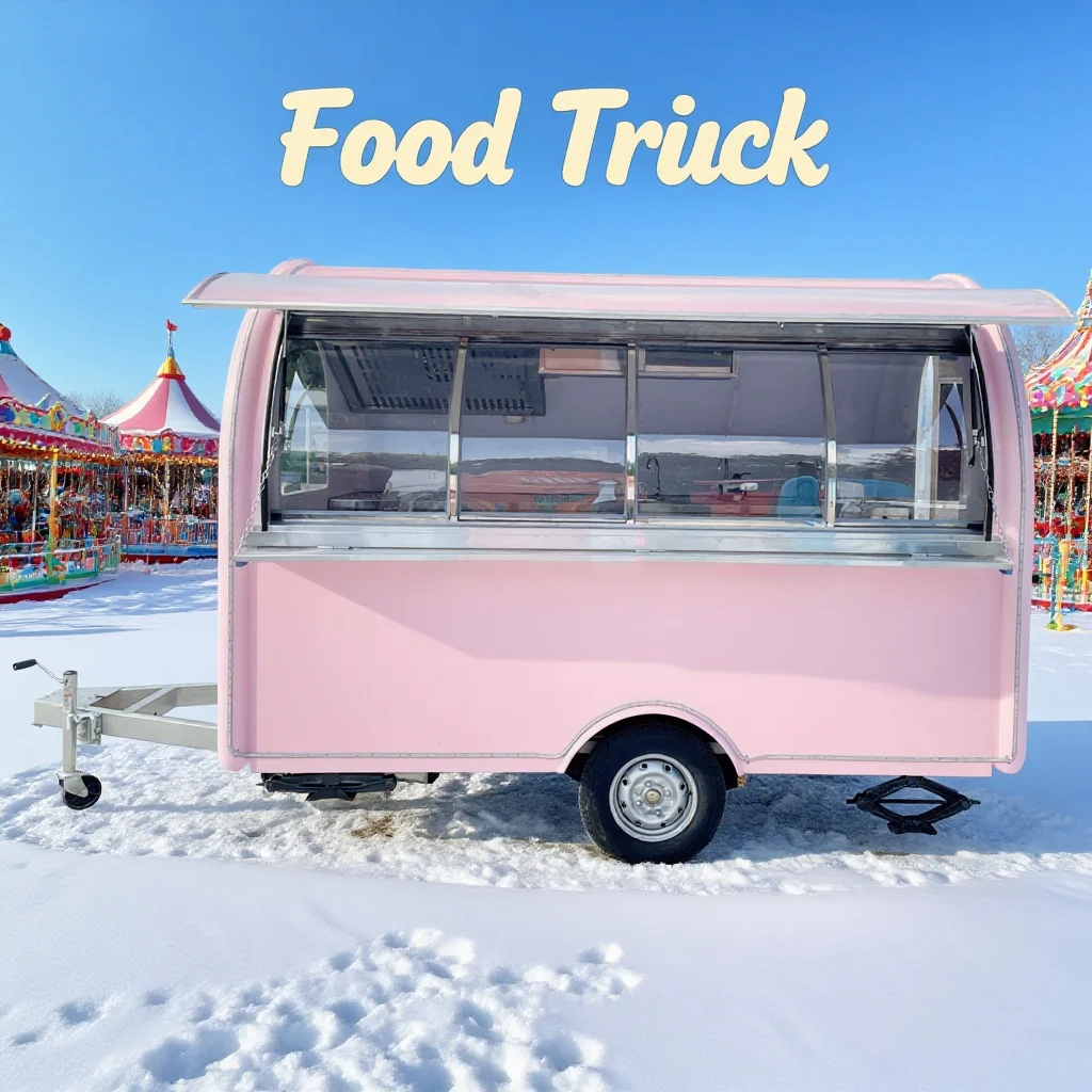 

United State Food Truck with Full Kitchen BBQ Pizza Trucks Concession Bbq Food Trailer with Porch Fully Equipped