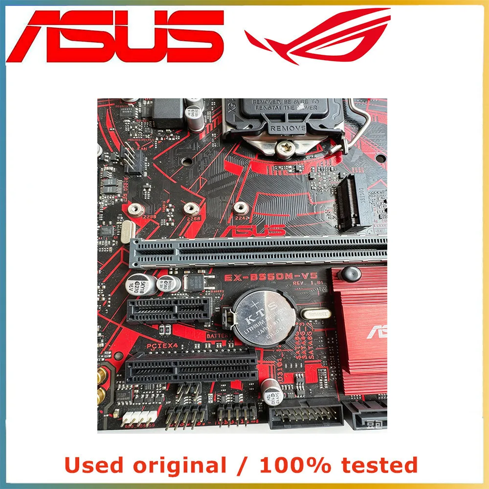 For ASUS EX-B360M-V5 B360M-V5 Motherboard LGA1151 DDR4 B360 Desktop M-ATX For 8th or 9th gen