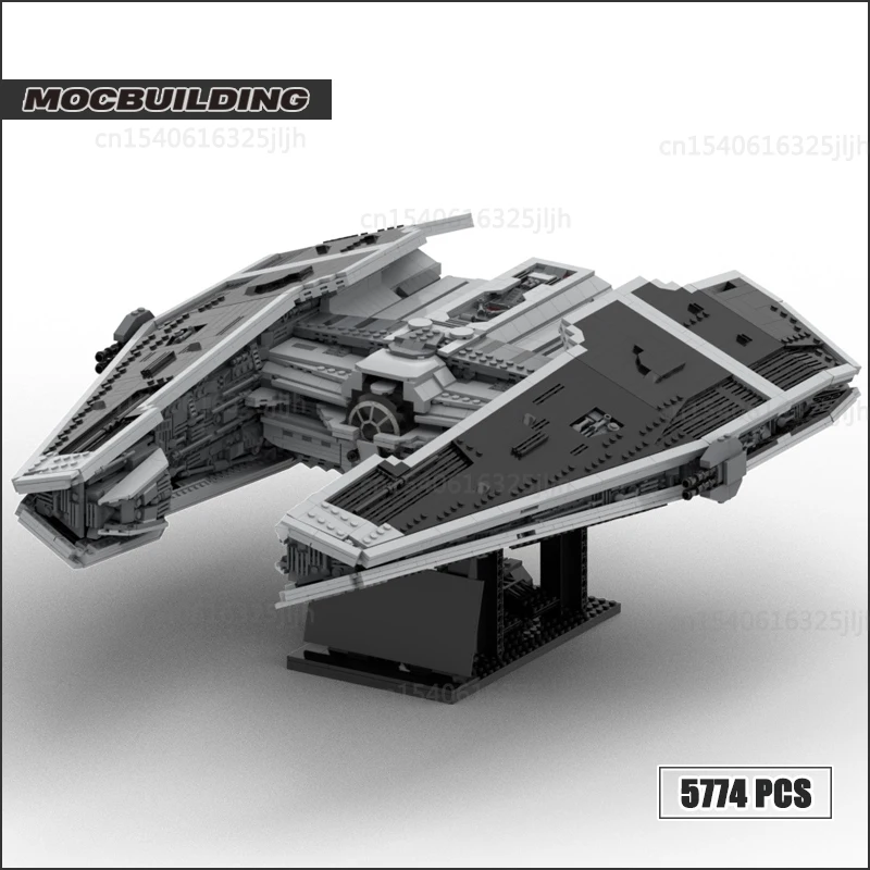 UCS Collection MOC Building Blocks Fury-class Interceptor Technology Bricks Starfighter DIY Assembly Model Toys Xmas Gifts