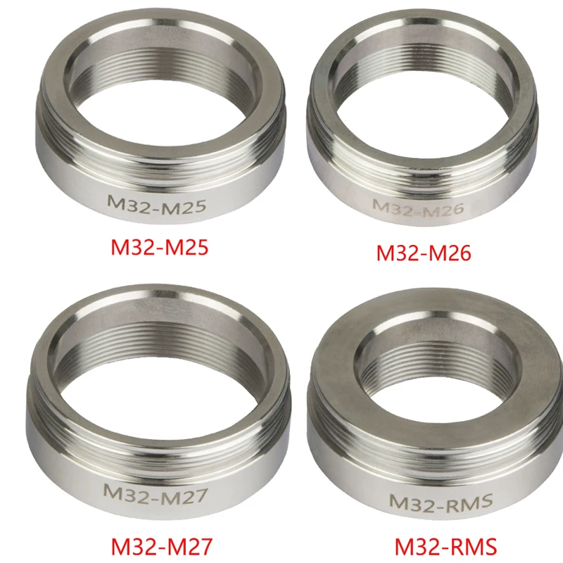 M32-RMS M32-M25 M32-M26 M32-M27 Metallographic objective converter adapter ring fitting