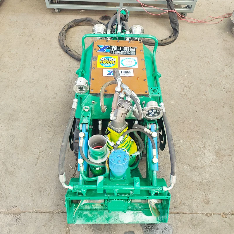 Pump Motor Dredging Robot Silt Removal Remote Control Underwater Cleaner with Motor and Fully Hydraulic System