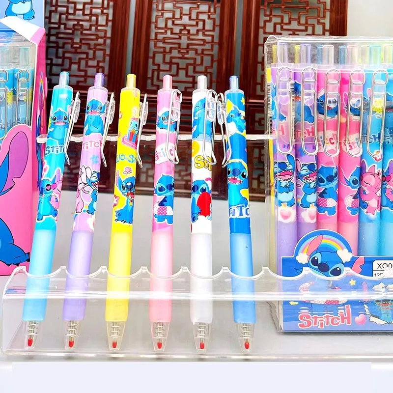 36pcs/lot Creative Stitch Press Gel Pen Cute Koala 0.5mm Black Ink Signature Pens Promotional Gift Office School Supplies